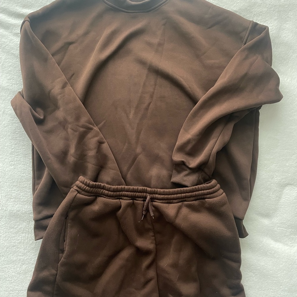 Brown Cozy Loungewear Set